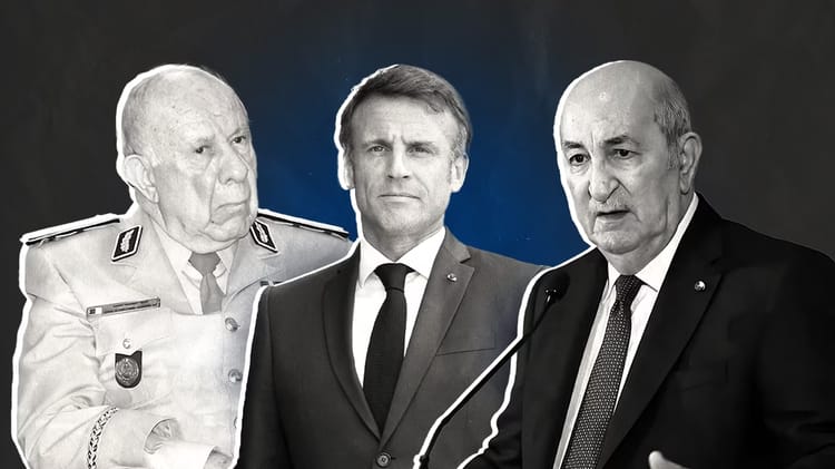 Algérie : Pourquoi une telle hostilité envers la France ? Trois hommes politiques en discussion, symbolisant les tensions diplomatiques.