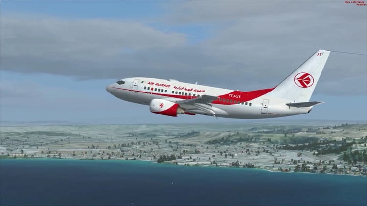 Avion d'Air Algérie confronté à des problèmes techniques en vol.