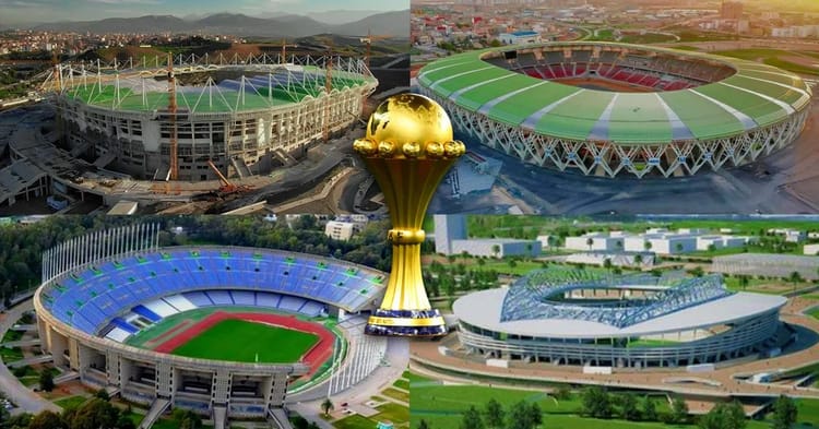 Quatre stades modernes au Maroc et en Algérie pour la CAN 2025.