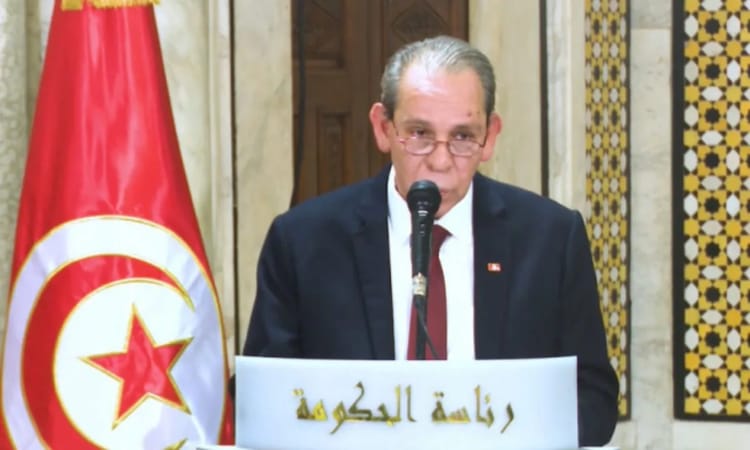 Chef du gouvernement tunisien Ahmed Hachani lors d'une visite officielle en Algérie.