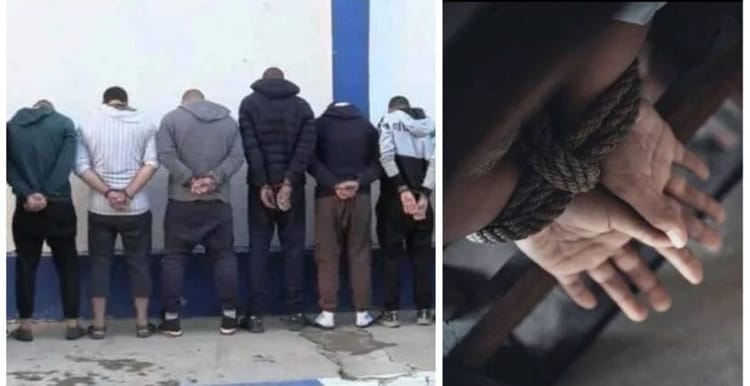 Opération Spectaculaire à Alger : Libération d'un otage et démantèlement d'un réseau criminel Détention de suspects lors d'une opération policière à Alger.