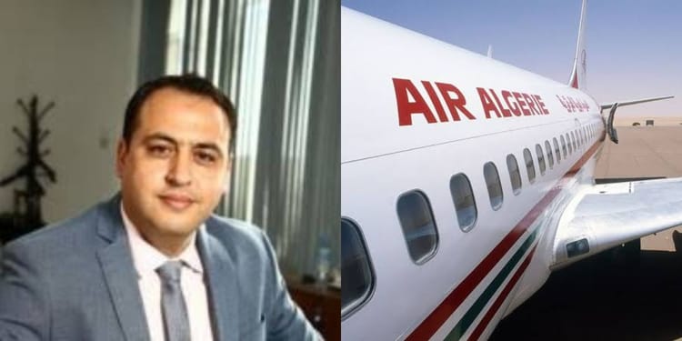 Le PDG d'Air Algérie contrarie les rumeurs sur le nombre d'employés et annonce un recrutement stratégique! Le PDG d'Air Algérie devant un avion de la compagnie aérienne.