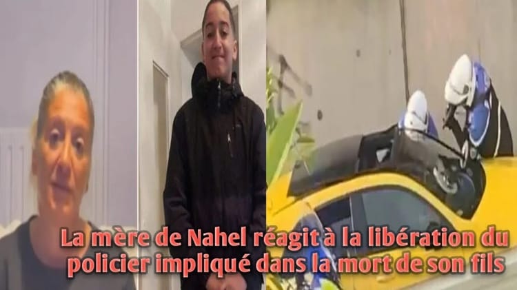 Mort de Nahel : sa mère réagit à la libération du policier impliqué Mère de Nahel réagissant à la libération du policier impliqué.