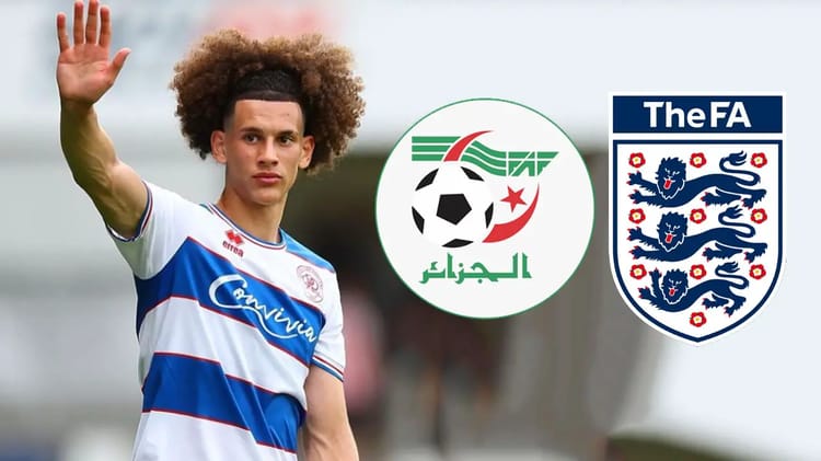 Équipe d'Algérie U20 : Rayan Kolli snobe l'Angleterre et opte pour l'Algérie Rayan Kolli, jeune talent algérien, lors d'un match de football.