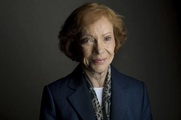 Jimmy Carter et sa femme lors d'une apparition émouvante.