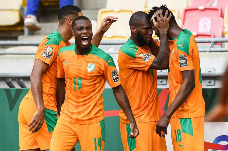 Éléphants de Côte d'Ivoire lors d'un match de la CAN 2023.
