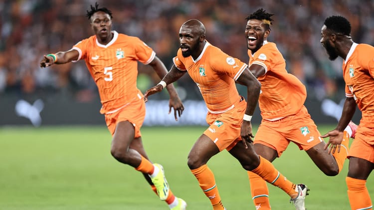Les joueurs du Cap Vert célèbrent leur victoire lors de la CAN 2023.