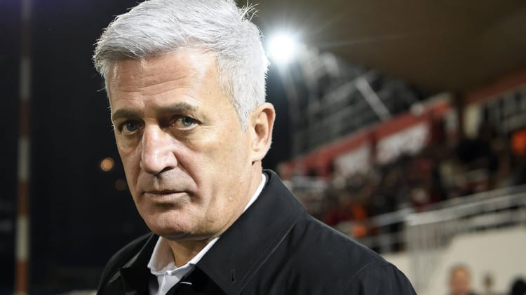 Vladimir Petkovic, entraîneur de football, lors d'un match ou d'une conférence.