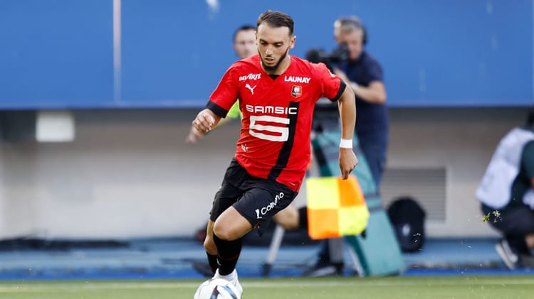 Amine Gouiri marque un but spectaculaire pour le Stade Rennais en Coupe de France.
