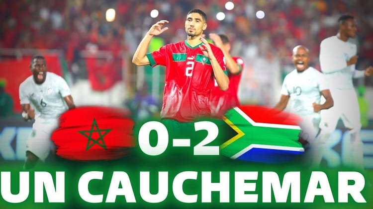 CAN 2024 : Un Ministre Sud-Africain nargue ouvertement le Maroc Match de football Maroc contre Afrique du Sud, score 0-2.