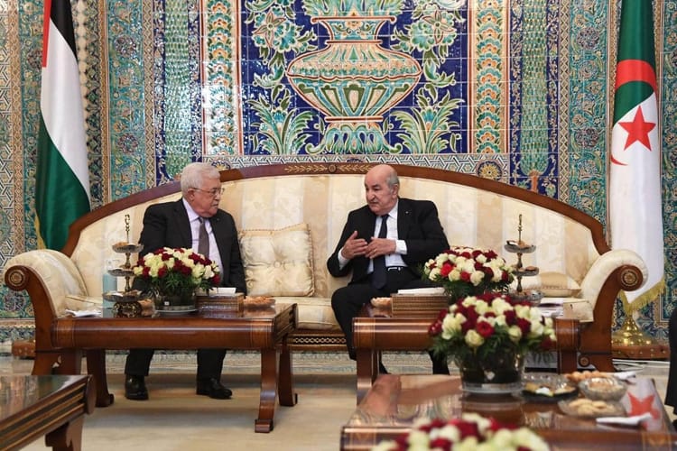 Mahmoud Abbas en visite en Algérie après l'Aïd El-Fitr.