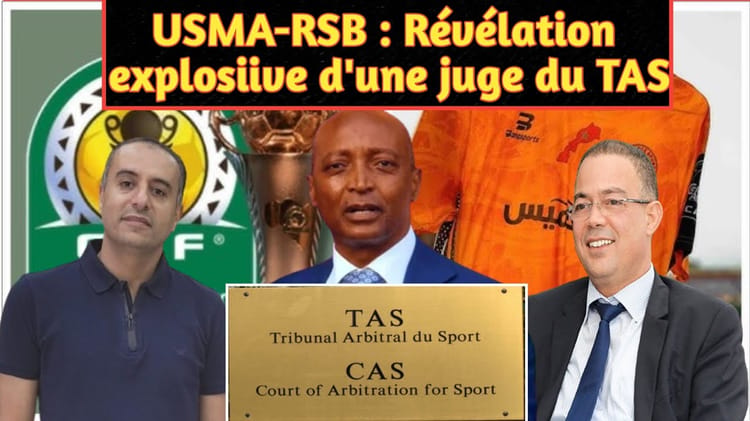 Image de trois hommes liés à une révélation sur la CAF et le TAS.