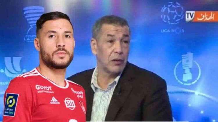 Youcef Belaili dresse une haie d'honneur à Bencheikh lors d'un événement sportif.