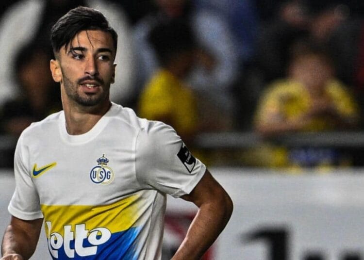 Pas de temps à perdre! Mohamed Amine Amoura inscrit son nom en lettre d'or en Bundesliga Footballeur Mohamed Amine Amoura lors d'un match en Bundesliga.