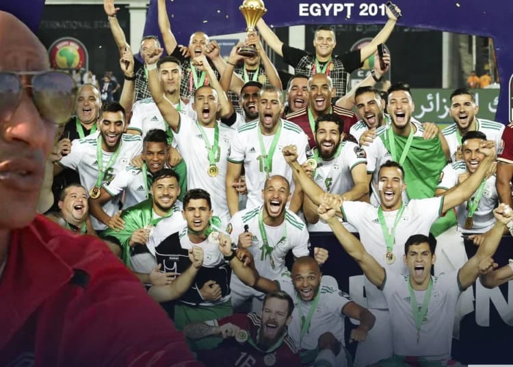 Décès de Abdelhamid Merakchi : une légende du football algérien s'éteint à 48 ans L'équipe nationale algérienne célèbre sa victoire en Coupe d'Afrique 2019.