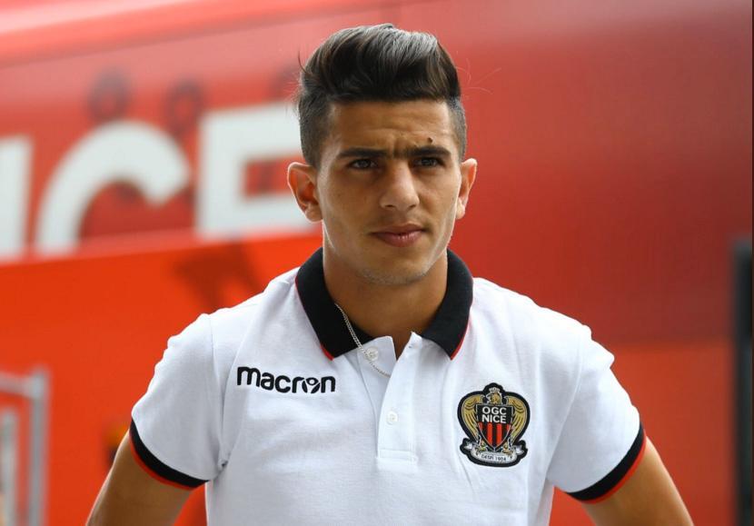 Nice : Du nouveau sur la blessure de Youcef Attal Youcef Attal portant le maillot de l'OGC Nice.