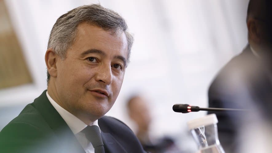 Gérald Darmanin lors d'une visite officielle en Algérie.
