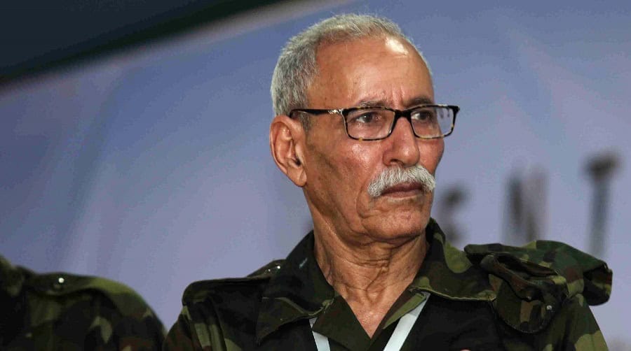 Brahim Ghali, leader du Front Polisario, lors d'une réunion de l'ONU sur le Sahara Occidental.